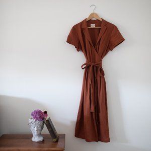 Linen Midi Dress
